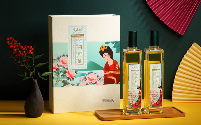 牡丹籽油 500ml×2瓶（禮盒裝）一級(jí)